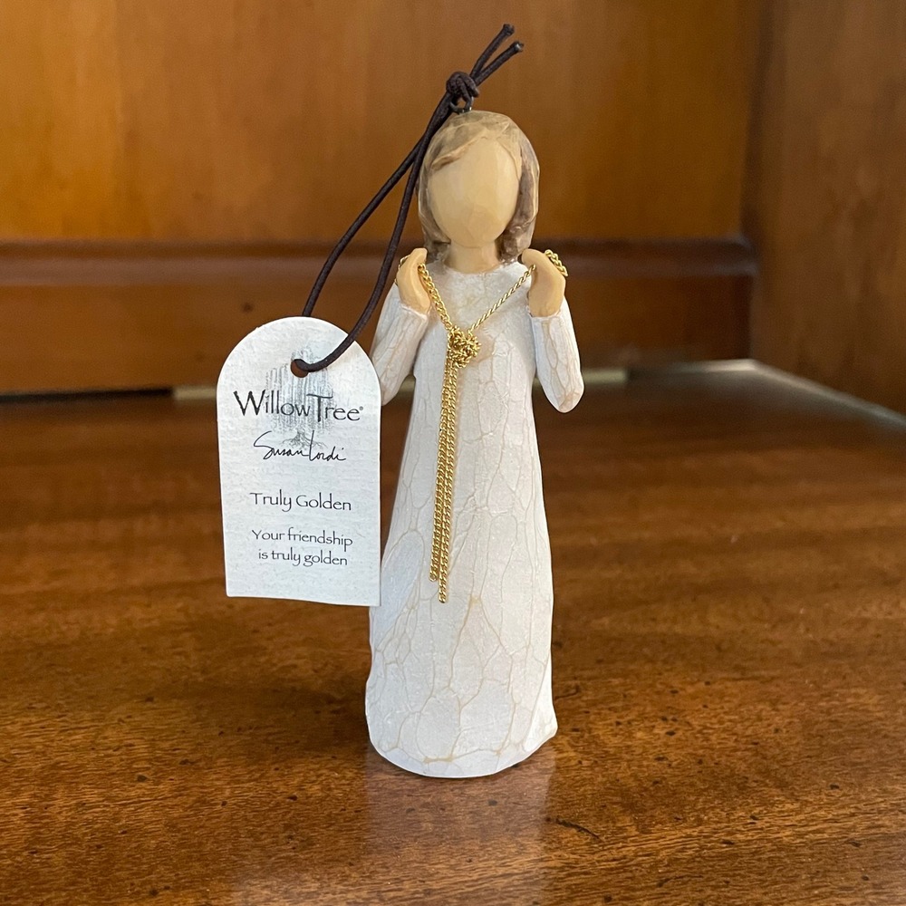 Willow Tree Truly Golden Ornament Friendship‎ Gift Susan Lordi Demdaco 2014 NEW